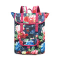 Newest hot selling flower printing colorful women backpack fashion custom backpack for travel